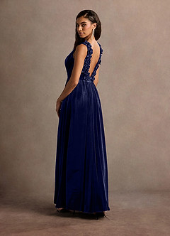 Katniss Navy Rose Gown image5