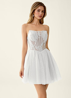 Florisse Weiß Minikleid image4