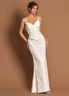 Maxi jurk Solveig Franse Witte image5