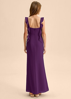 Azazie Jessamine Junior Klä av Sjöjungfru i Chiffong Älskling Halsringning image2