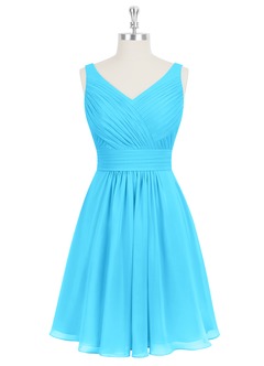 Pool Colored Bridesmaid Dresses 2