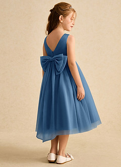 Azazie Winnie Flower Girl Dresses Twilight Ball-Gown Bow Tulle Dress image3