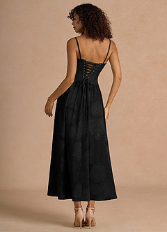 Isaura Black Maxi Dress image2