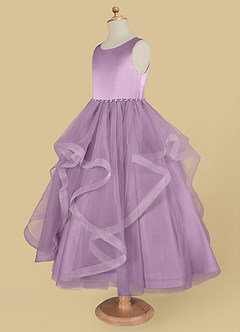 Azazie Sofia Flower Girl Dresses Wisteria A-Line Beaded Tulle Dress image7