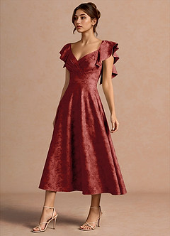 Leilani Moss Brown Midi Dress image6