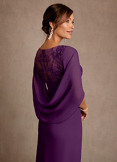 Azazie Forums Suknie dla Matki Panny Młodej Linia A Koronka Sznurówka Długość herbaty Sukienka image5