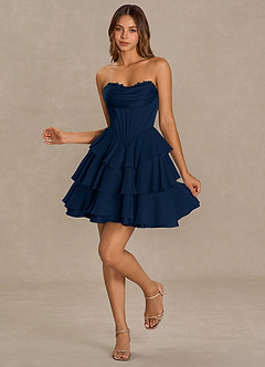 Brinley Navy Mini Dress image4