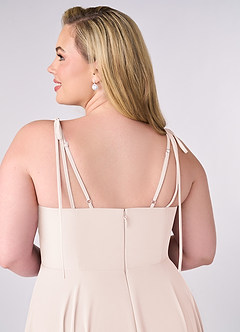 Barbie ♥ Azazie Jurken voor bruidsmeisjes Jurk van Chiffon met A-Lijn Boog Rozenblaadje image10