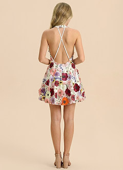 front Azazie Evie Junior Formal Dress