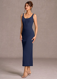 Galiana  Navy Maxi Dress image5