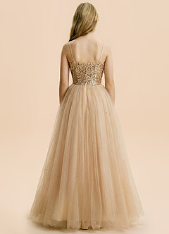 front Azazie Amelie Junior Formal Dress