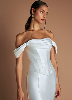 Maxi jurk Diana Wit image5