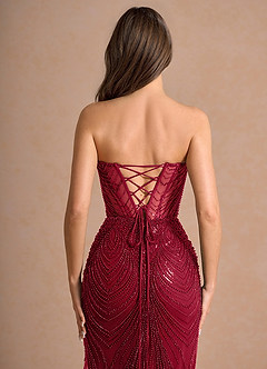 Acacia Wine Maxi Dress image7