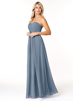 Azazie Yazmin Bridesmaid Dresses Twilight A-Line Sweetheart Neckline Chiffon Convertible Dress image3