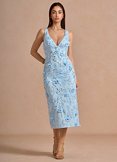 Vestido Azul Midi Norisse image5