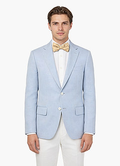 front Classic Floral Jacquard Bow Tie