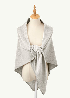 front Børstet strik slips