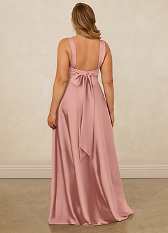 Christian Siriano Bridal for Azazie 1001 Bridesmaid Dresses Rosette A-Line Sweetheart Neckline Stretch Satin Dress image12