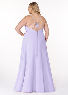 Azazie Everleigh Bridesmaid Dresses Lilac A-Line Sweetheart Pleated Chiffon Dress image9