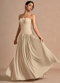 Eirisse Champagne Maxi Dress image4