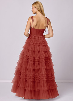 Barbie ♥ Azazie Bridesmaid Dresses Terracotta A-Line Sweetheart Neckline Tulle Dress image5
