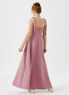 Azazie Rosey Junior Vintage Mauve A-Line Sweetheart Neckline Stretch Crepe Dress image6