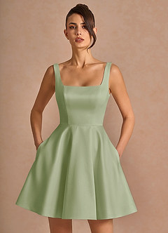 Vestido Verde Claro Mini Brynn image5