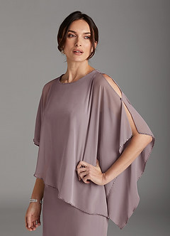 Azazie Sparrow Mother of the Bride Dresses Dusk Sheath Sequins Chiffon Dress image6