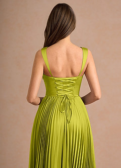 Vestido Verde Limón Largo Avenelle image6