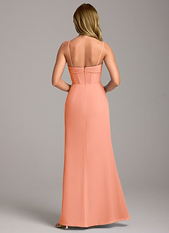 Azazie Chantel Bridesmaid Dresses Sunset Sheath Strapless Chiffon Convertible Dress image6