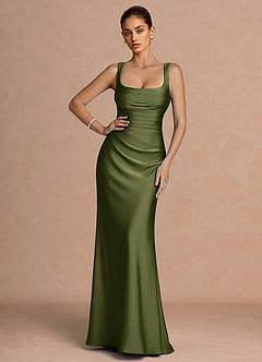 Hovira Olive Maxi Dress image3