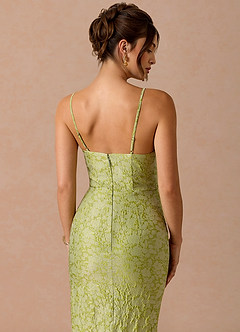 Paulina 연한 연두색 맥시 드레스 image7