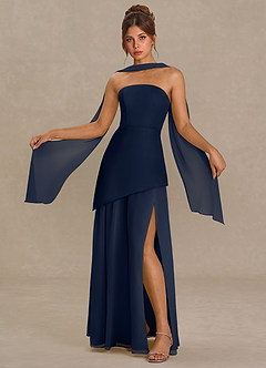 Alma 네이비 맥시 드레스 image4
