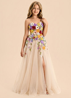 front Azazie Gianna Junior Formal Dress