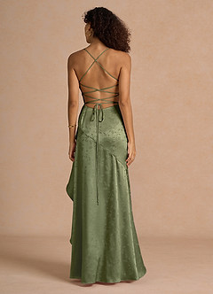 Geneviève Olive Floral Maxi Dress image2