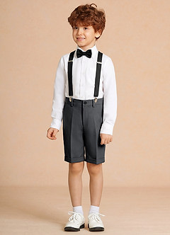 front Oliver Carbón Conjunto de 4 piezas de pantalones cortos para niño