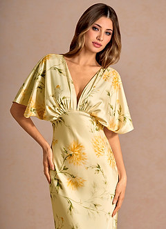 Abito Lungo Sorbetto Al Limone Lavinia image5