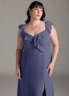 Azazie Sophie Bridesmaid Dresses Stormy A-Line Off the Shoulder Chiffon Convertible Dress image13