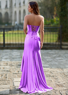 Cerys Purple Corsat Prom Dress image2
