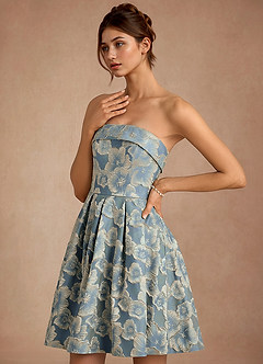 Florentine Blue Mini Dress image4