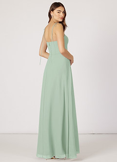 Azazie Rosey Bridesmaid Dresses A-Line Sweetheart Neckline Chiffon Floor-Length Dress image4