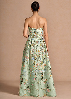 Robe Maxi Vert Clair Lelia image2