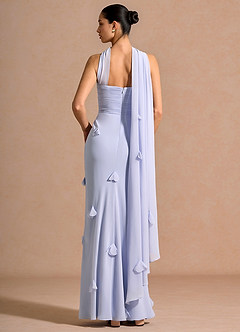 Joanie 옅실버 빈카플로럴 맥시 드레스 image2