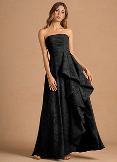 Lulu Black Handkerchief Maxi Gown image5