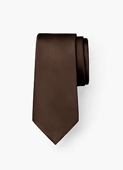 front Moderne Krawatte aus massivem Grosgrain