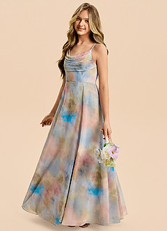 front Azazie Everly Junior Formal Dress