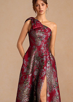 Jonelle Merlot Midikjole image5