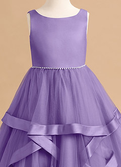 Azazie Posy Flower Girl Dresses Tahiti A-Line Beaded Tulle Dress image5