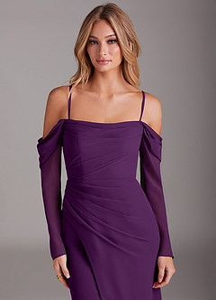 Nimue Grape Maxi Dress image3