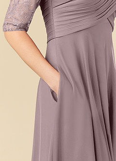 Azazie Gracelyn Kleider für die Brautmutter A-Linie Spitze Kleid Dämmerung image12